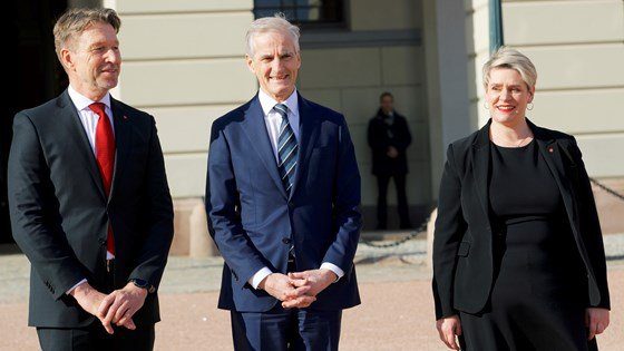 Olje- og energiminister Terje Aasland og statsminister Jonas Gahr Støre. Foto: Regjeringen.no