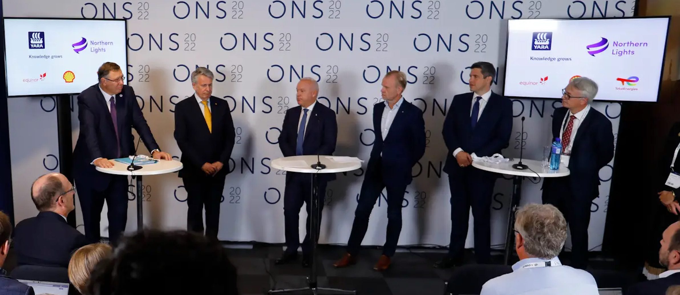 Pressekonferansen ble avholdt på ONS
(Foto: Arne Reidar Mortensen - Equinor).