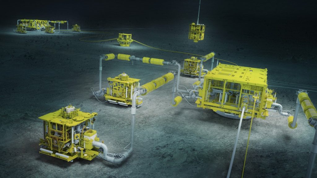 Subsea-stasjoner (Grafikk: Aker Solutions)