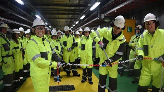 Johan Sverdrup-feltets andre byggetrinn er offisielt åpnet. Foto: OED/Margrete Løbben Hanssen