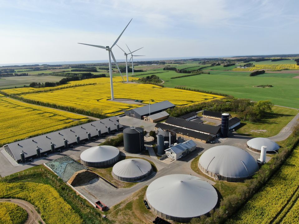 GrønGas Hjørring sett ovenfra.
Foto: Norwegian Hydrogen