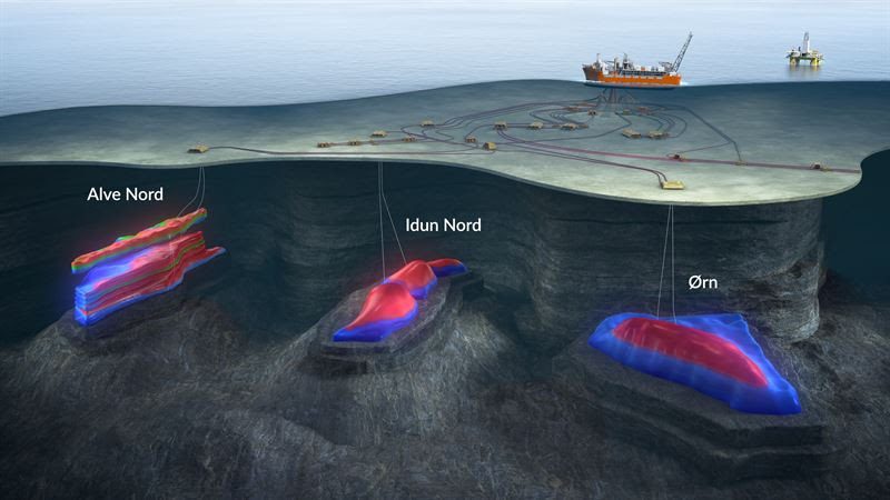 Skarv Satellittprosjekt (SSP) er den desidert største utbyggingen i Norskehavet de neste årene.
Illustrasjon: Aker BP