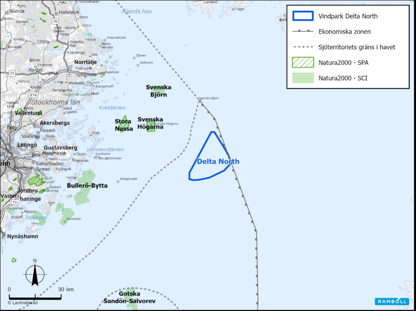 Havvindprosjektet Delta North.
Illustrasjon: Statkraft