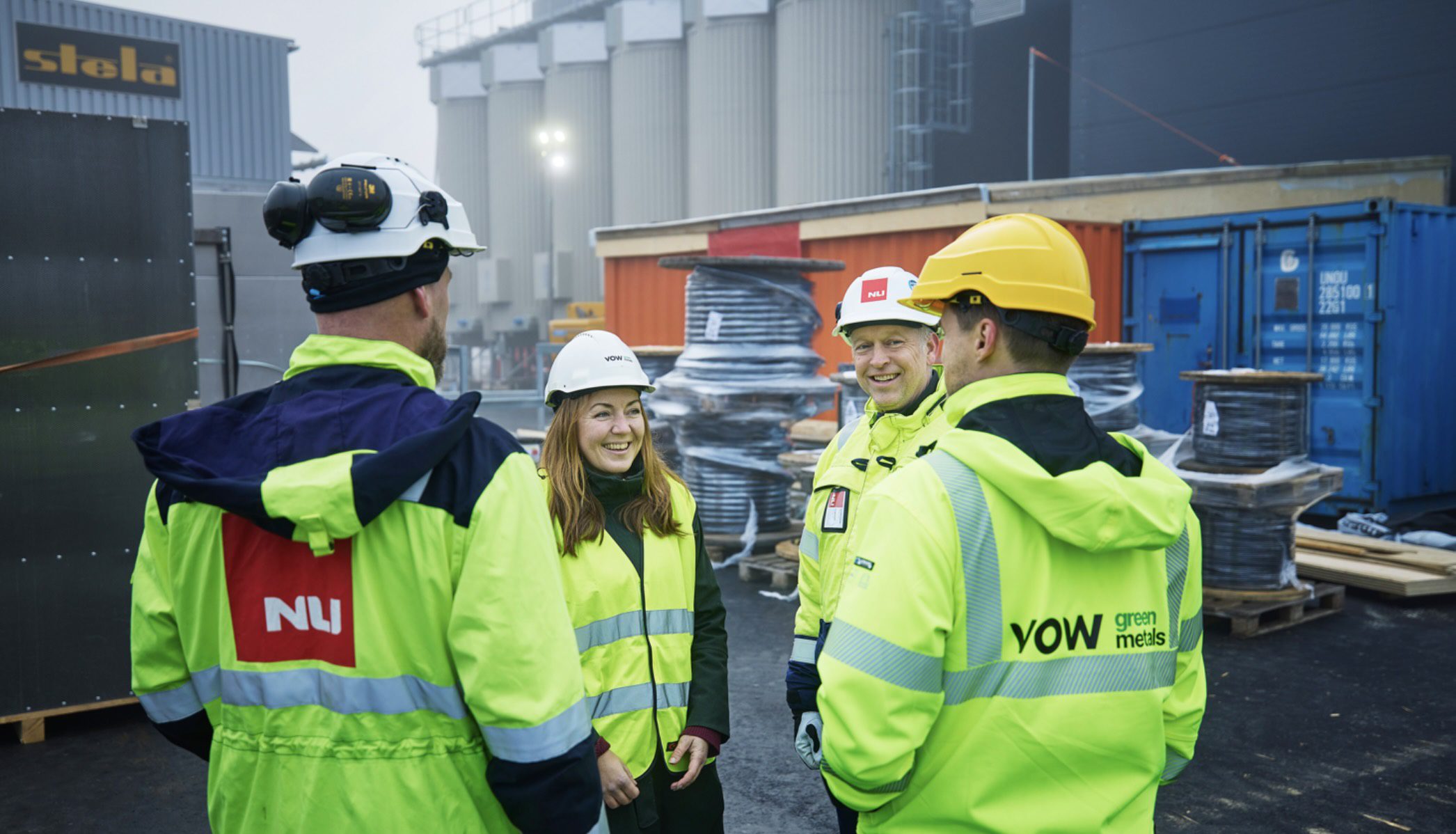 Vow Green Metals biokarbon-fabrikk i Hønefoss
Foto: Vow Green Metals