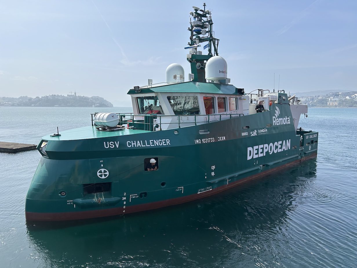 Det ubemannede fartøyet, «USV Challenger»
Foto: DeepOcean
