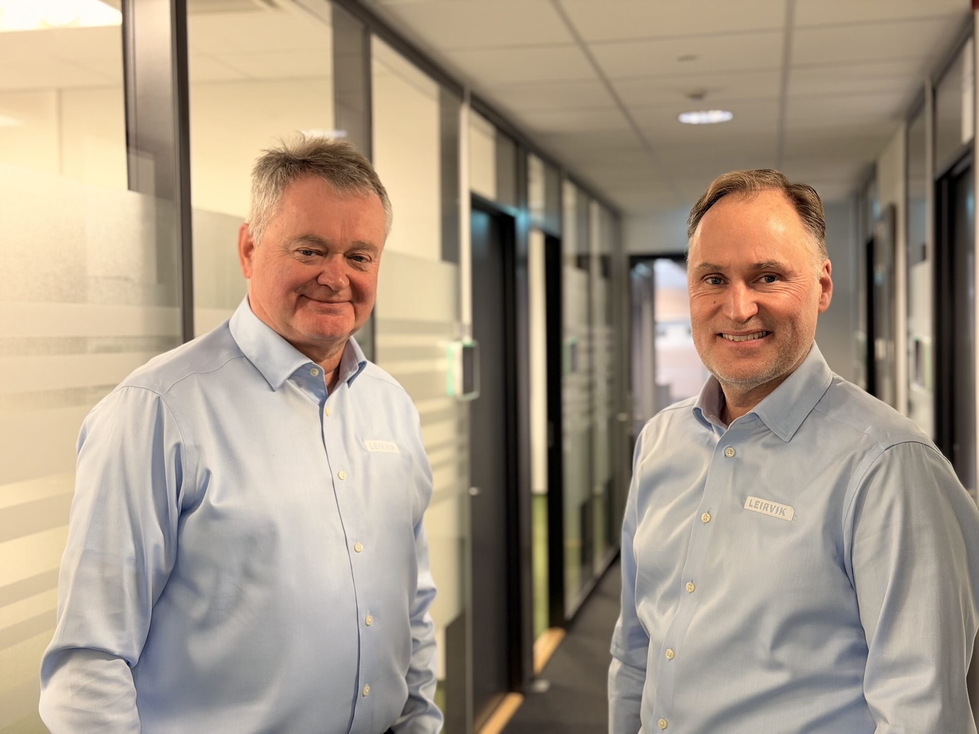 Helge Gjøsæter og Øyvind Harald Eskeland
Foto: Leirvik