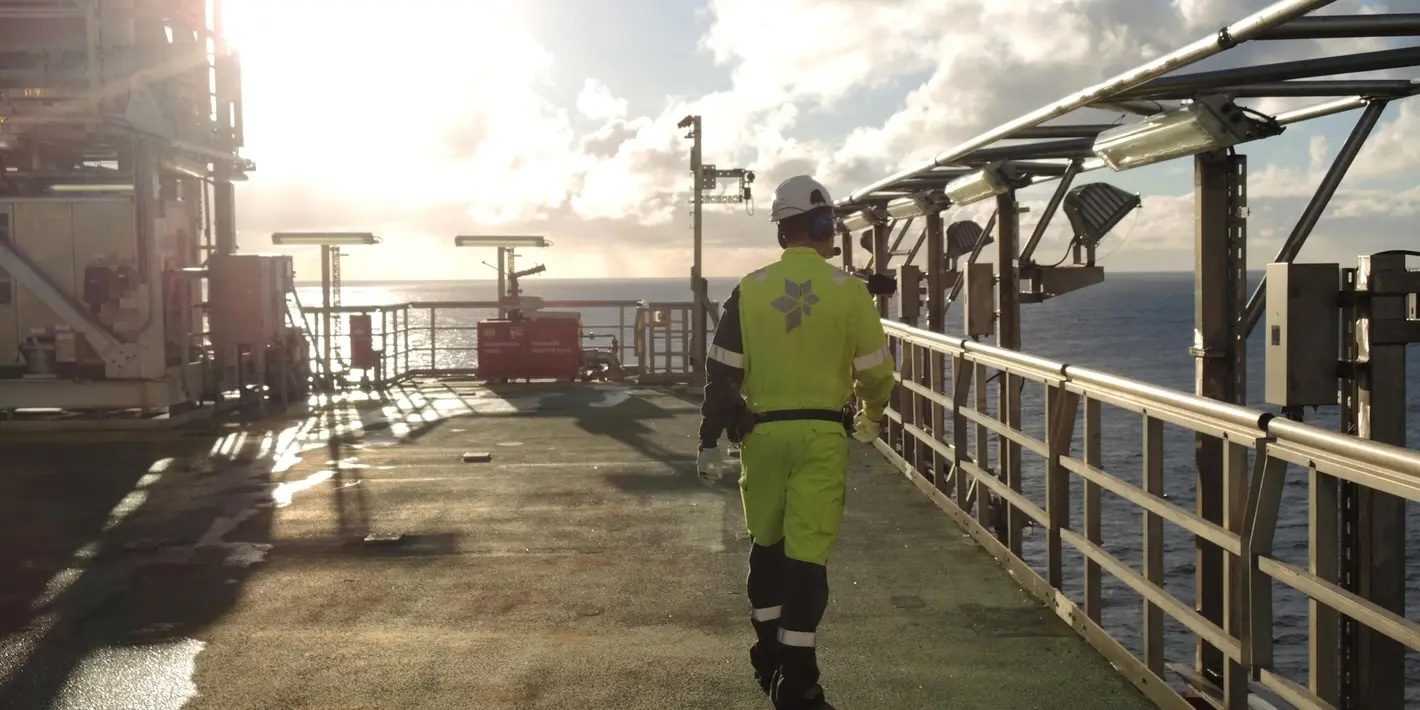 Ansatt på Gudrun
Foto: Helga Hovland / Equinor