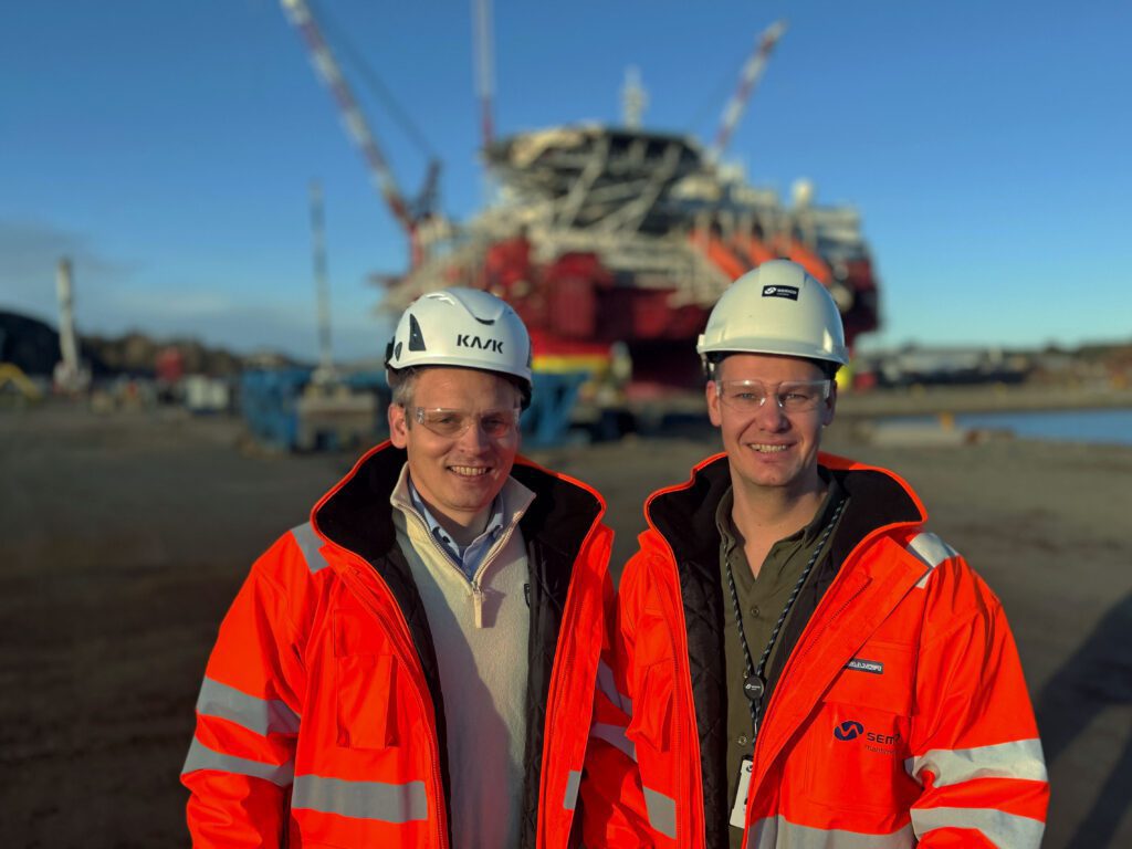 Tor Erik Christoffersen (Managing Director, Semco Maritime Norway) og Espen Thomassen (VP Commercial, Semco Maritime)